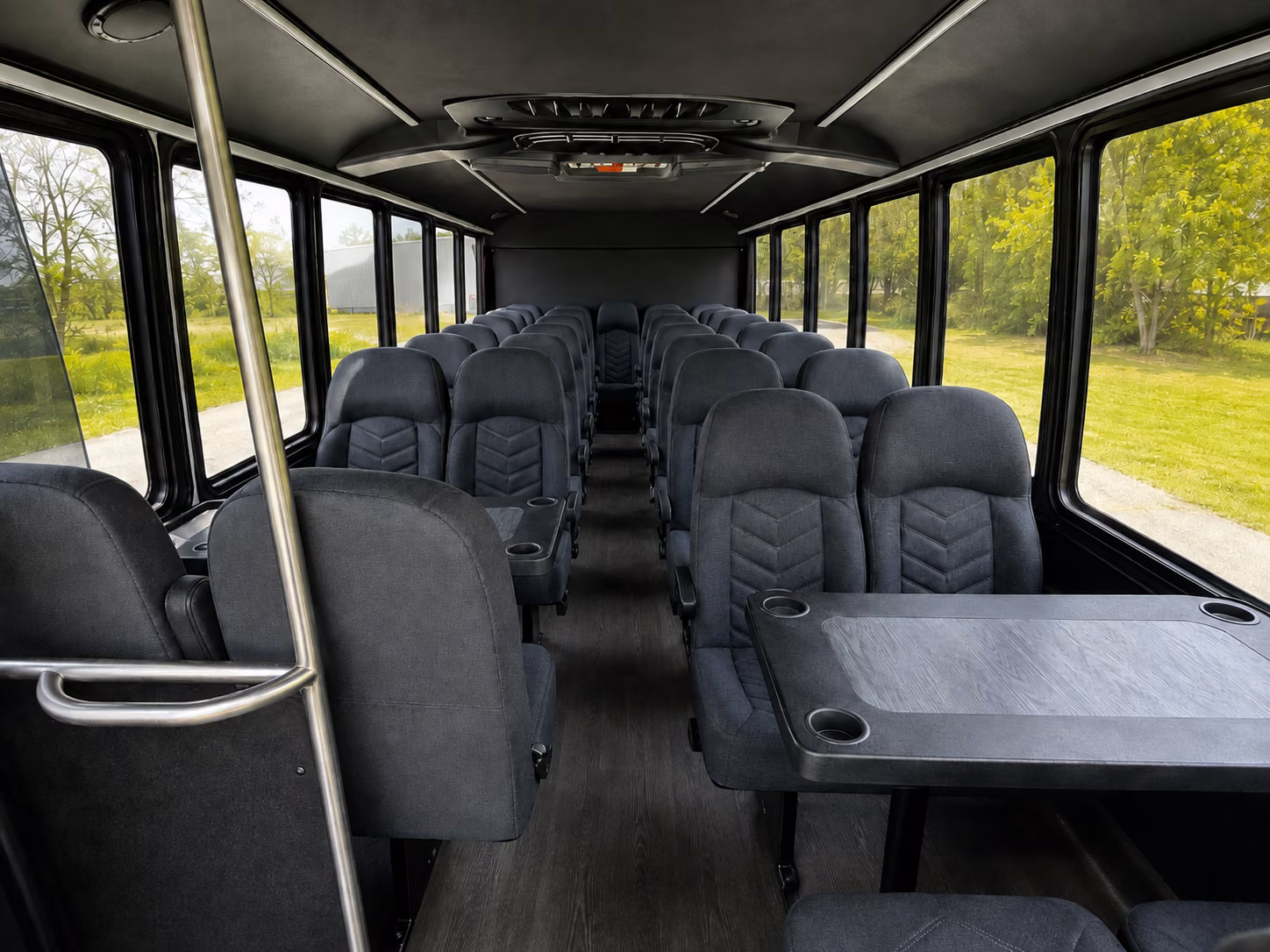 carson city 18 passenger minibus inside