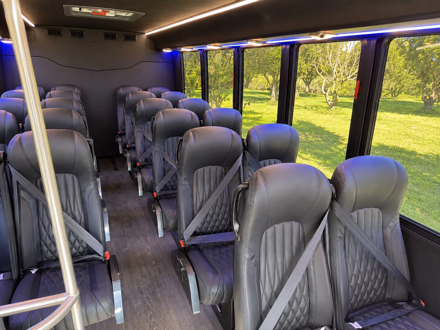 carson city 20 passenger minibus interior
