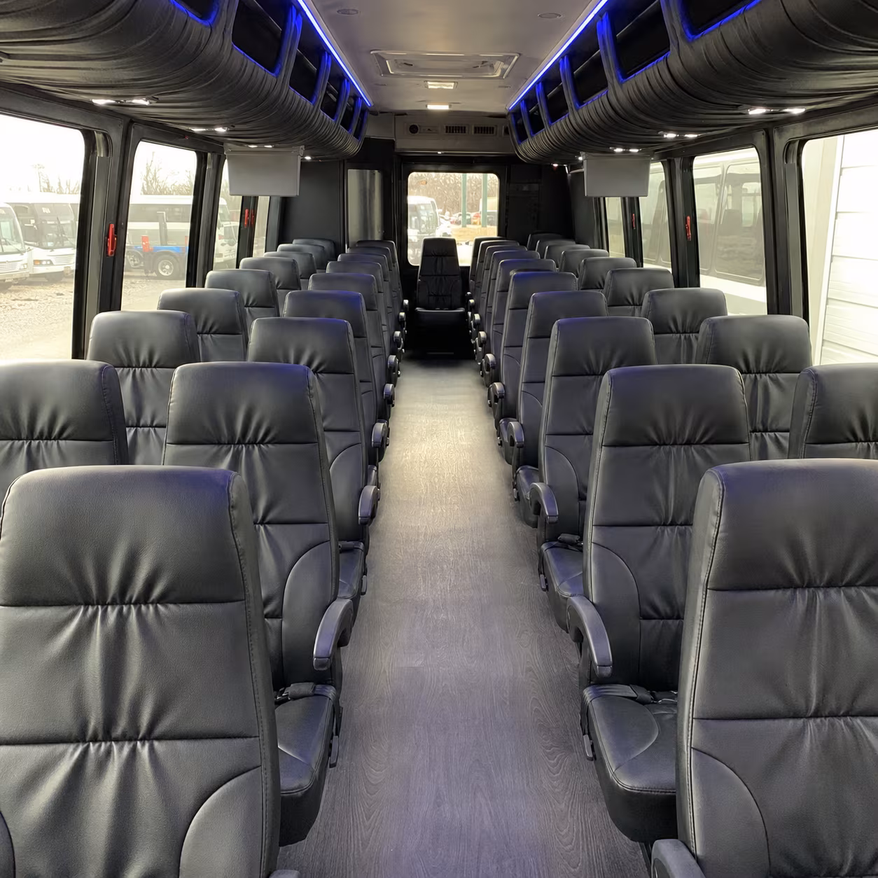 carson city 25 passenger minibus inside