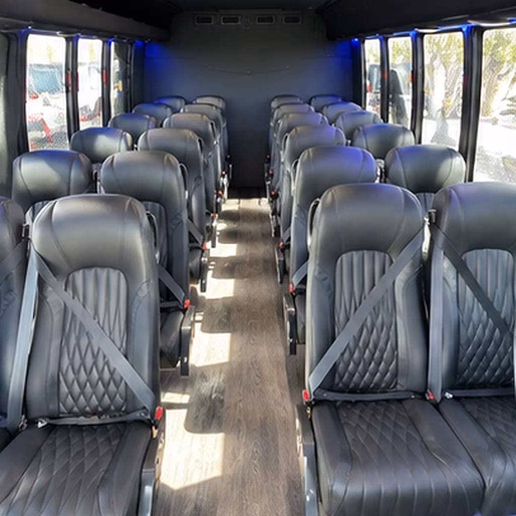 carson city 30 passenger minibus inside