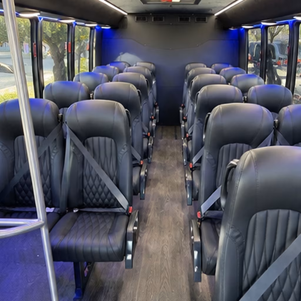 carson city 30 passenger minibus interior