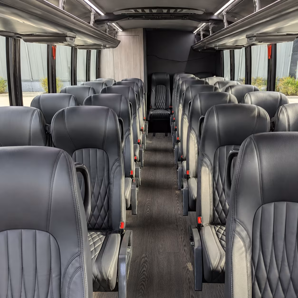carson city 35 passenger minibus inside