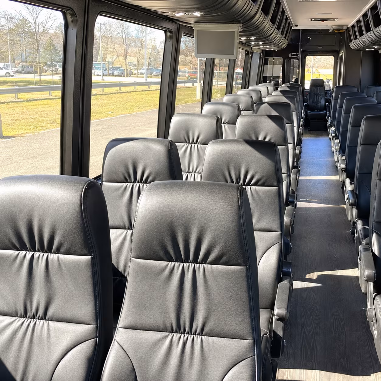 carson city 35 passenger minibus interior