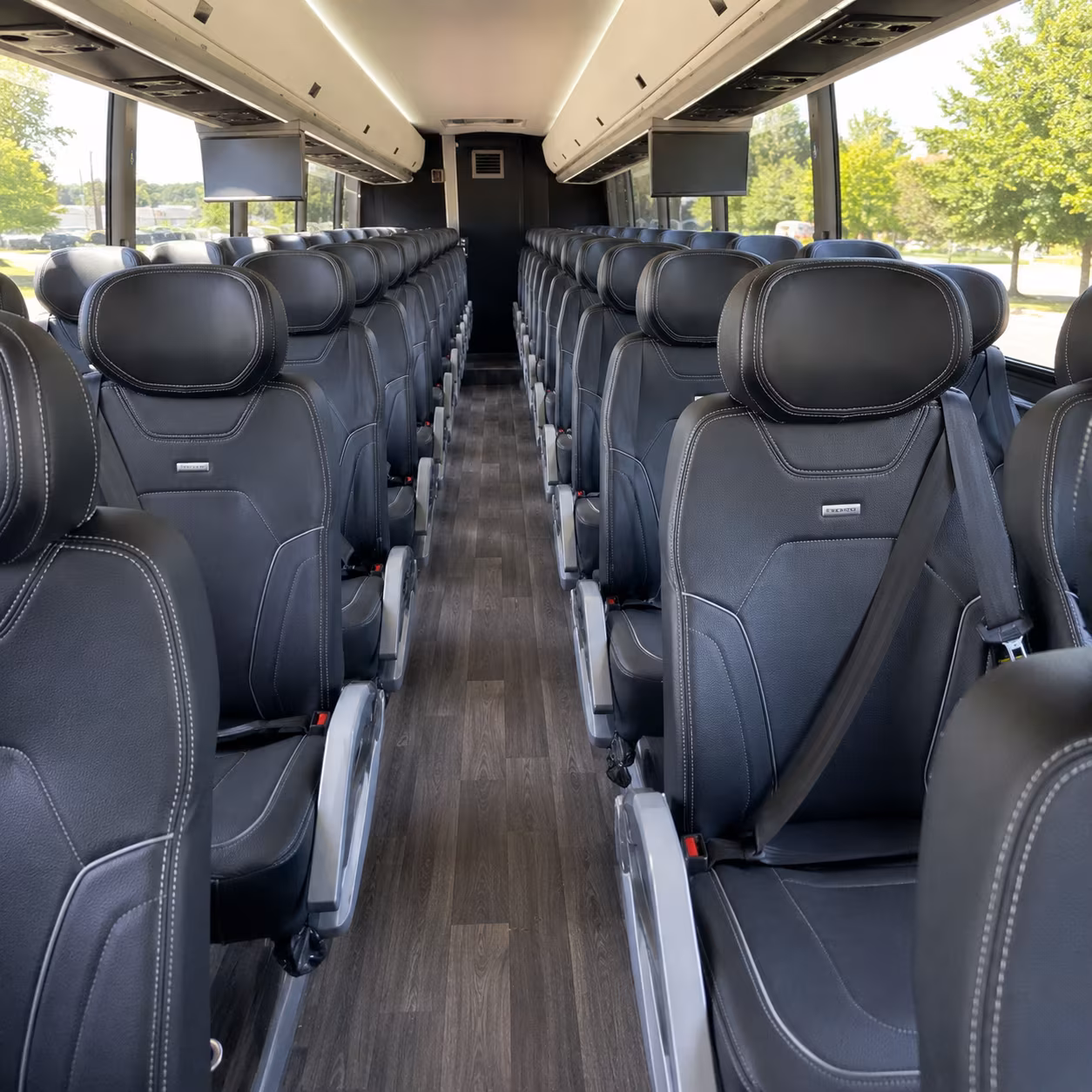 carson city 56 passenger charter bus interior