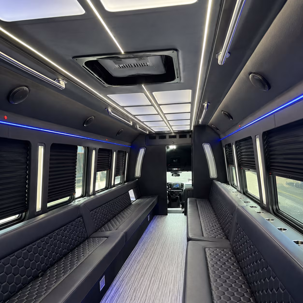 carson city party bus rental interior