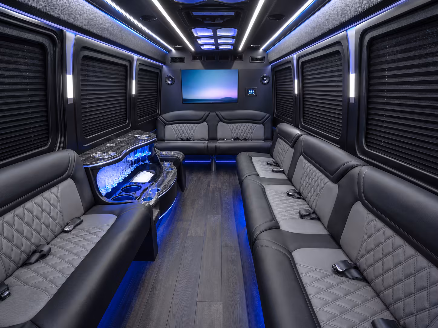carson city sprinter limousine inside
